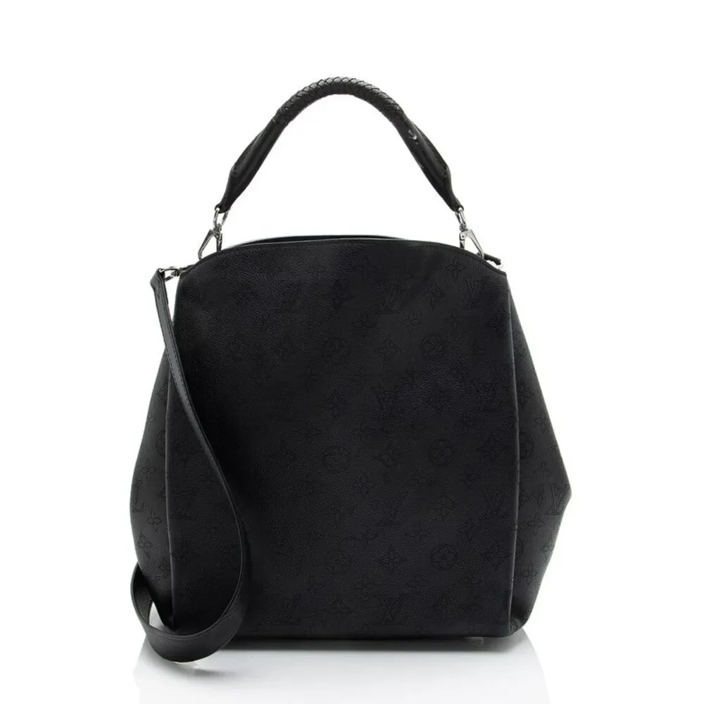 Louis Vuitton Mahina Leather Babylone PM Satchel